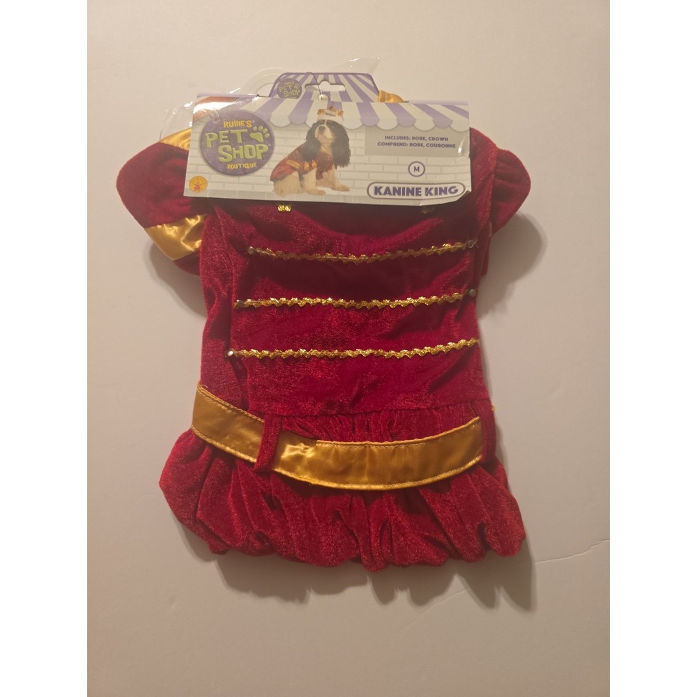 Rubie's Pet Shop Boutique Kanine King Pet Costume Size Medium New